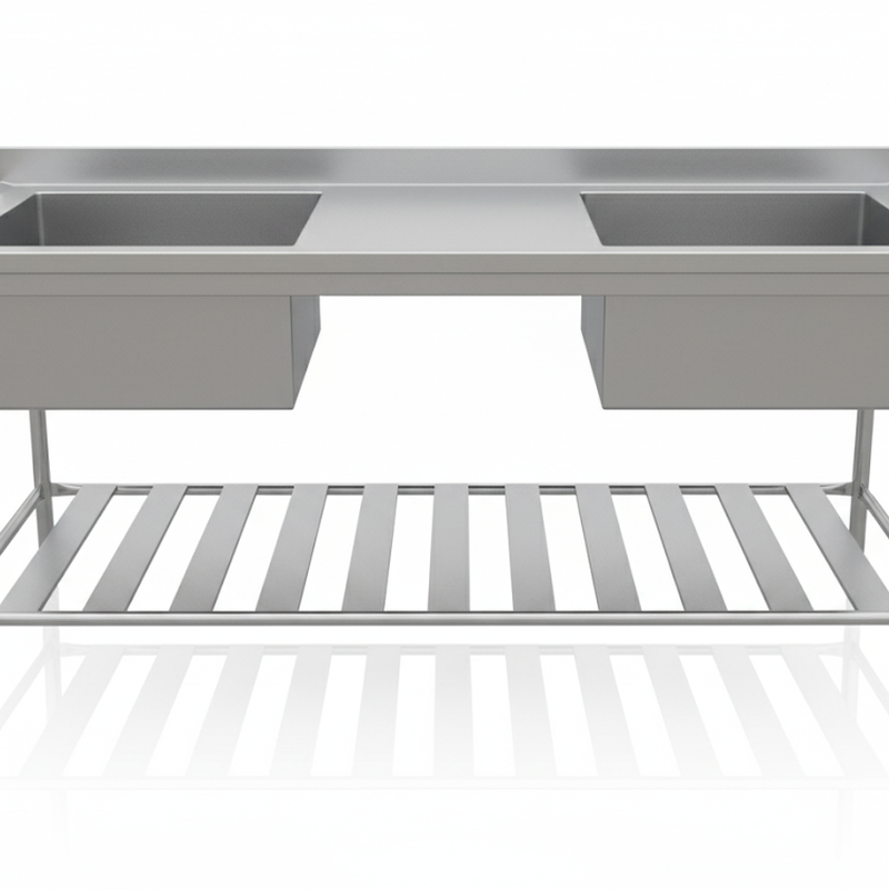 Bancada Com Duas Cubas